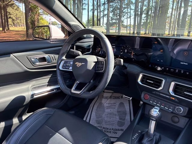 2025 Oxford White Ford Mustang EcoBoost Premium RWD Convertible