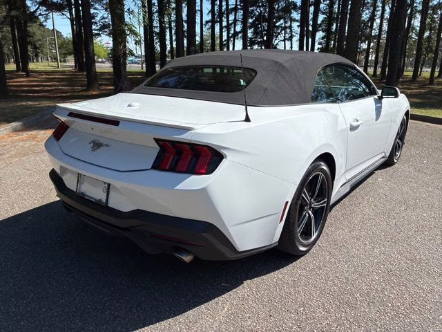 2025 Oxford White Ford Mustang EcoBoost Premium RWD Convertible