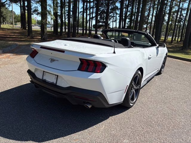 2025 Oxford White Ford Mustang EcoBoost Premium RWD Convertible