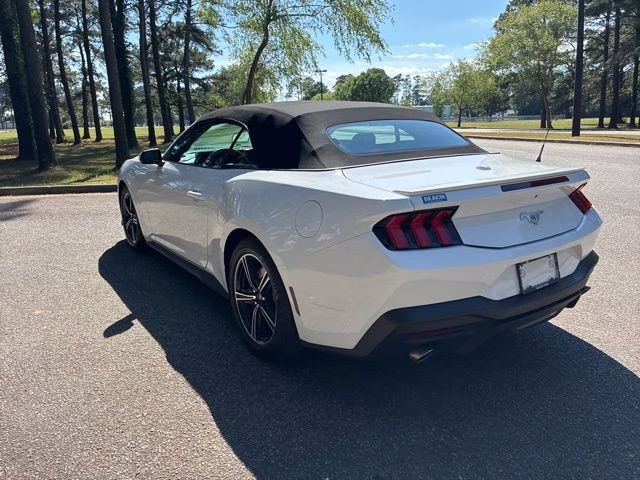 2025 Oxford White Ford Mustang EcoBoost Premium RWD Convertible