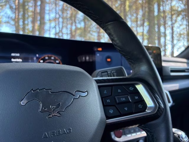 2025 Oxford White Ford Mustang EcoBoost Premium RWD Convertible