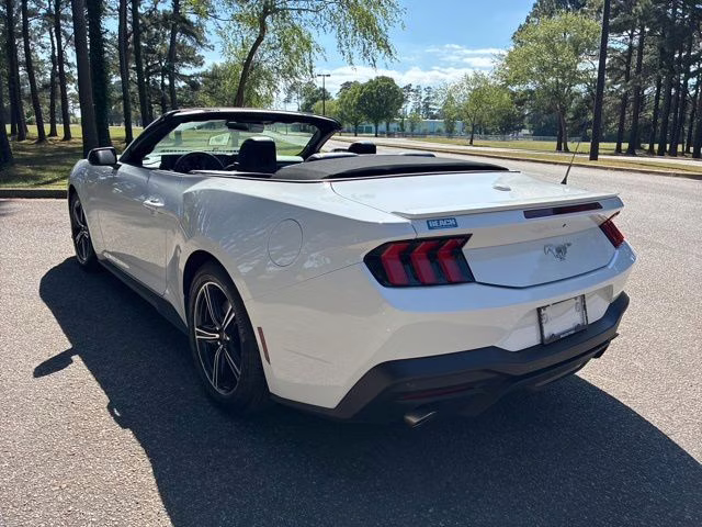 2025 Oxford White Ford Mustang EcoBoost Premium RWD Convertible