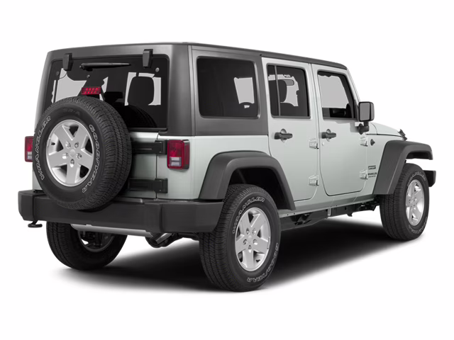 2014 Bright White Clearcoat Jeep Wrangler Unlimited Sport 4X4 SUV
