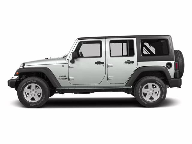 2014 Bright White Clearcoat Jeep Wrangler Unlimited Sport 4X4 SUV