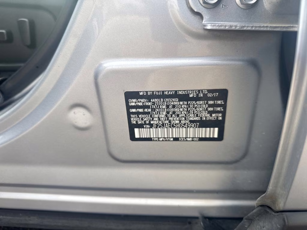 2017 Ice Silver Metallic Subaru Forester 2.5i Premium AWD SUV