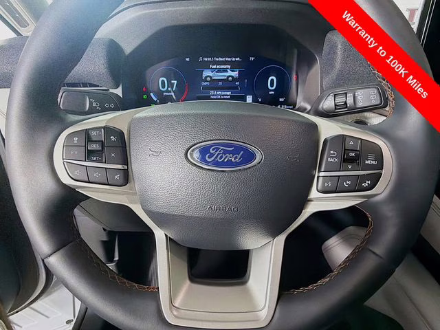 2025 White Metallic Ford Explorer Active RWD SUV