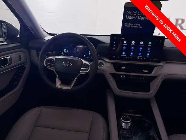 2025 White Metallic Ford Explorer Active RWD SUV