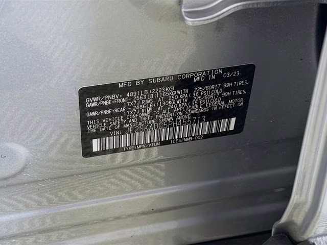 2023 Ice Silver Metallic Subaru Forester Premium AWD SUV