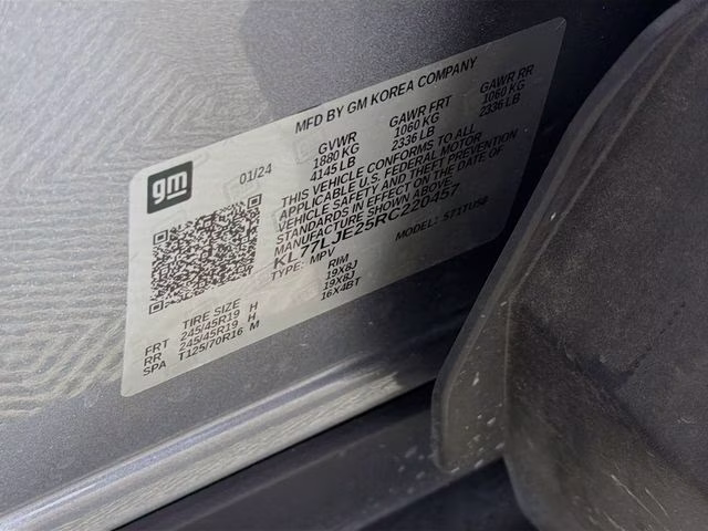 2024 Sterling Gray Metallic Chevrolet Trax 2RS FWD SUV