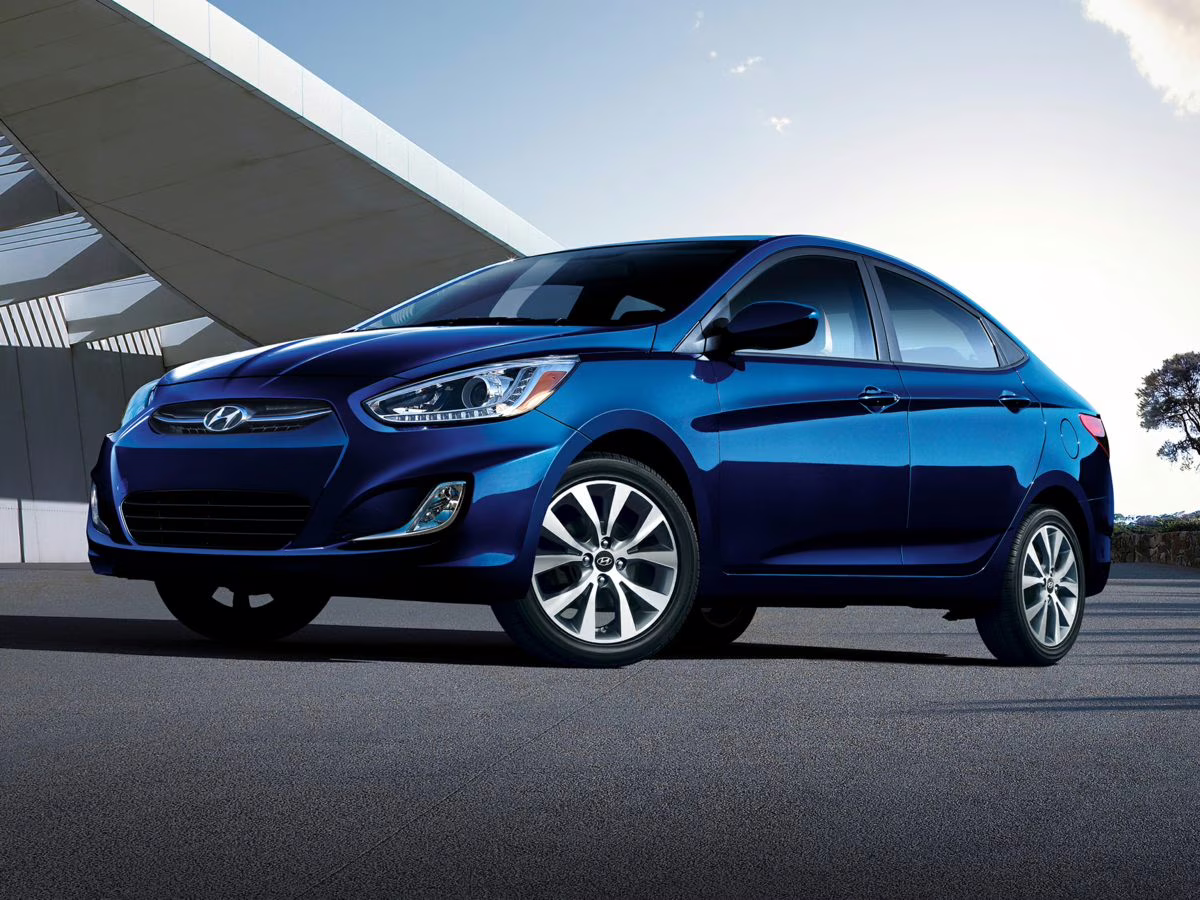 2015 Red Metallic Hyundai Accent GLS FWD Sedan