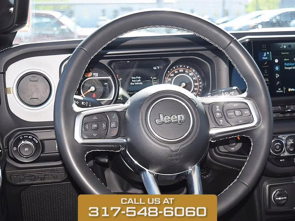 2025 Bright White Clearcoat Jeep Wrangler Sahara 4X4 SUV