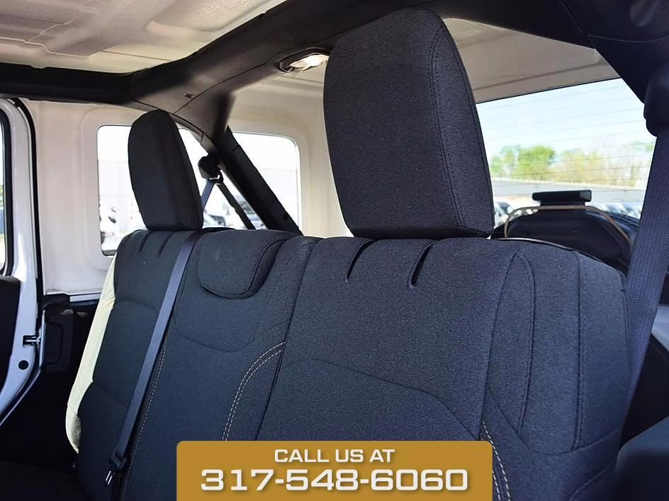 2025 Bright White Clearcoat Jeep Wrangler Sahara 4X4 SUV