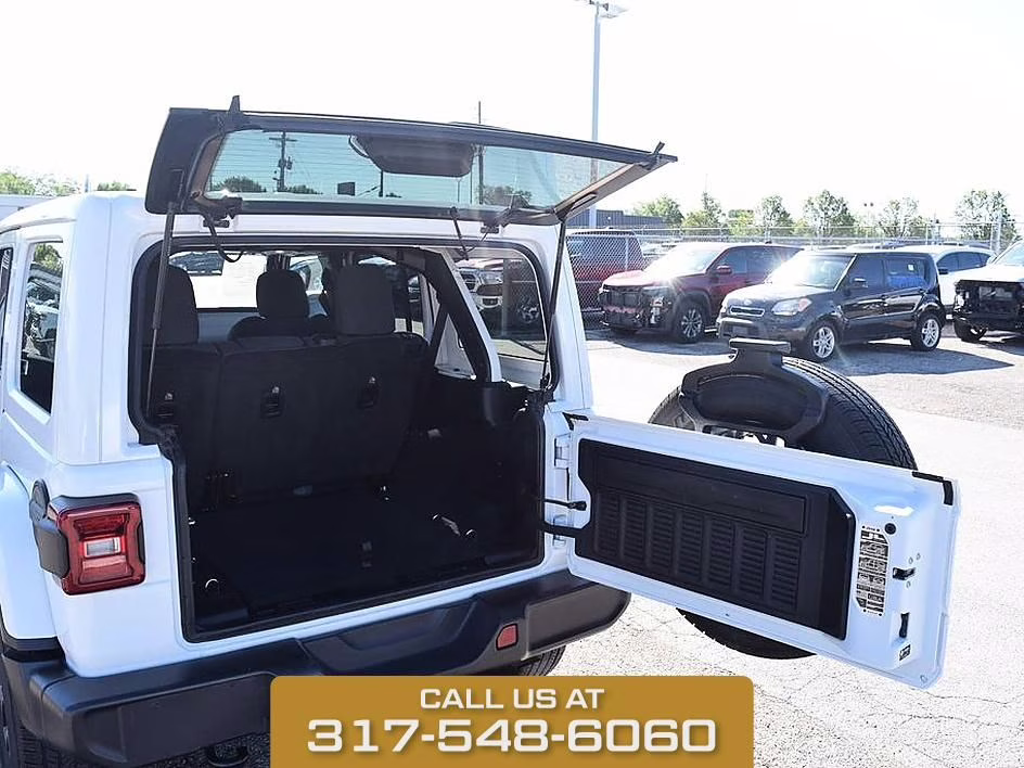 2025 Bright White Clearcoat Jeep Wrangler Sahara 4X4 SUV