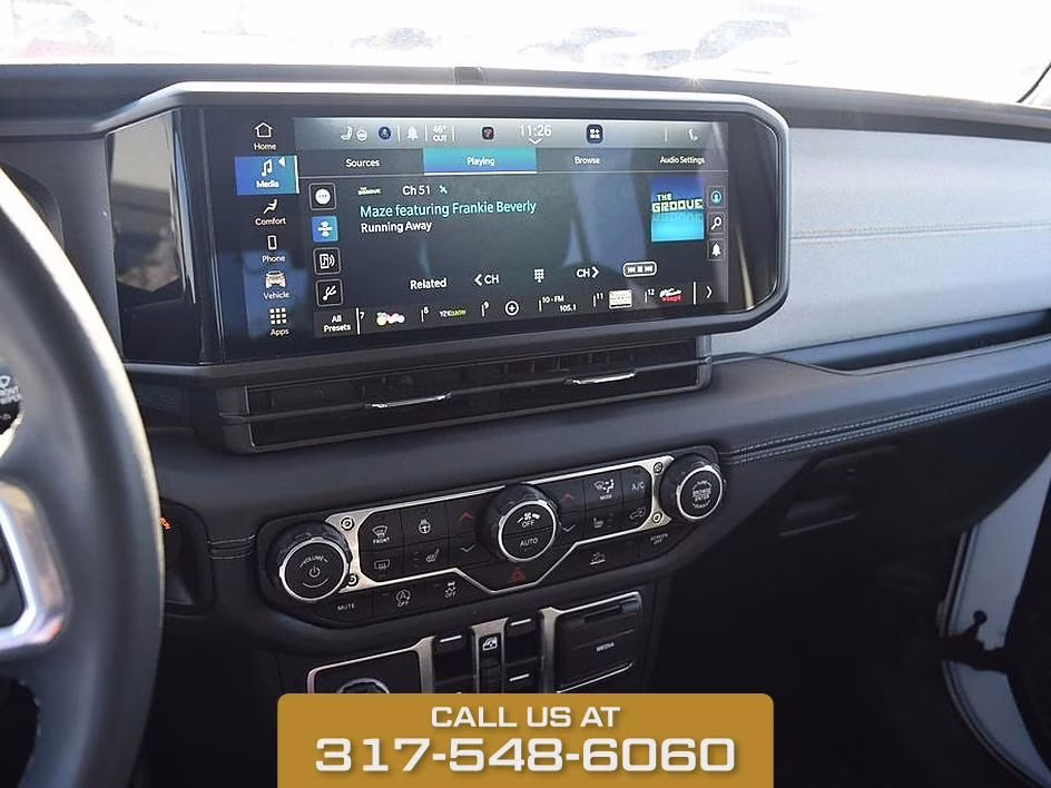 2025 Bright White Clearcoat Jeep Wrangler Sahara 4X4 SUV