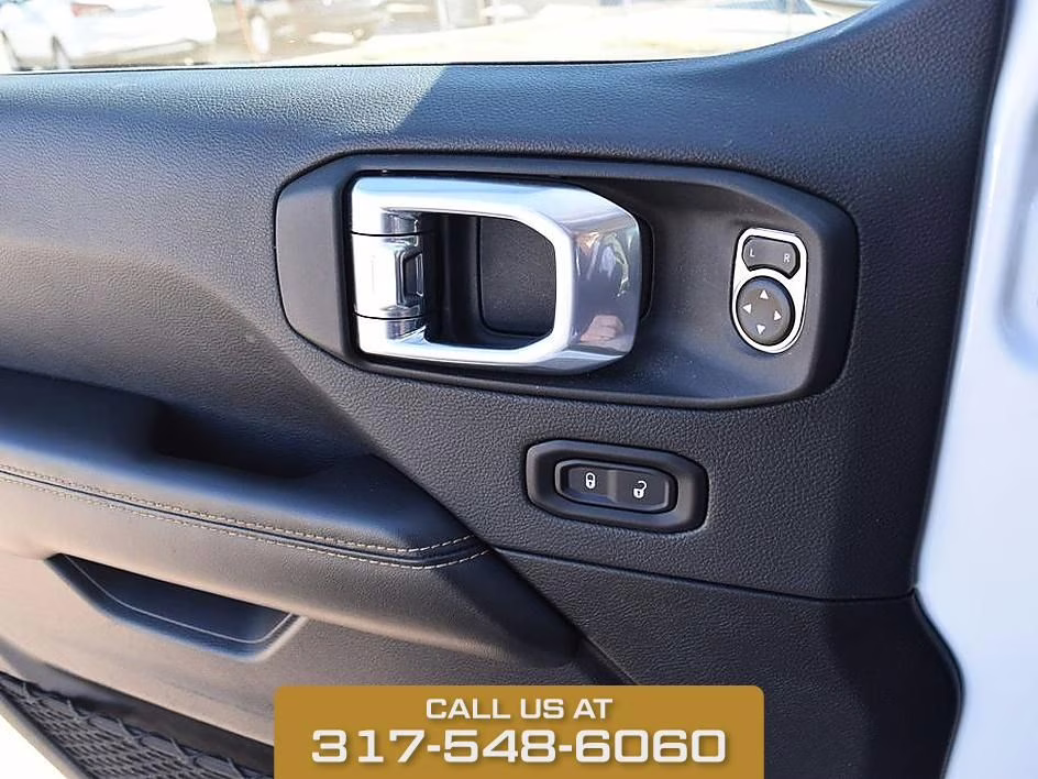 2025 Bright White Clearcoat Jeep Wrangler Sahara 4X4 SUV