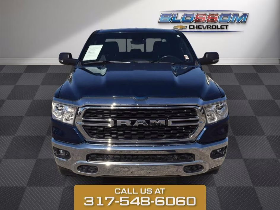 2023 Patriot Blue Pearlcoat Ram 1500 Big Horn/Lone Star 4X4 Truck