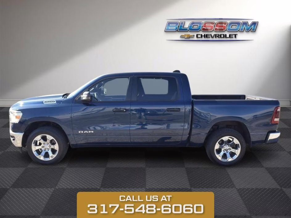 2023 Patriot Blue Pearlcoat Ram 1500 Big Horn/Lone Star 4X4 Truck