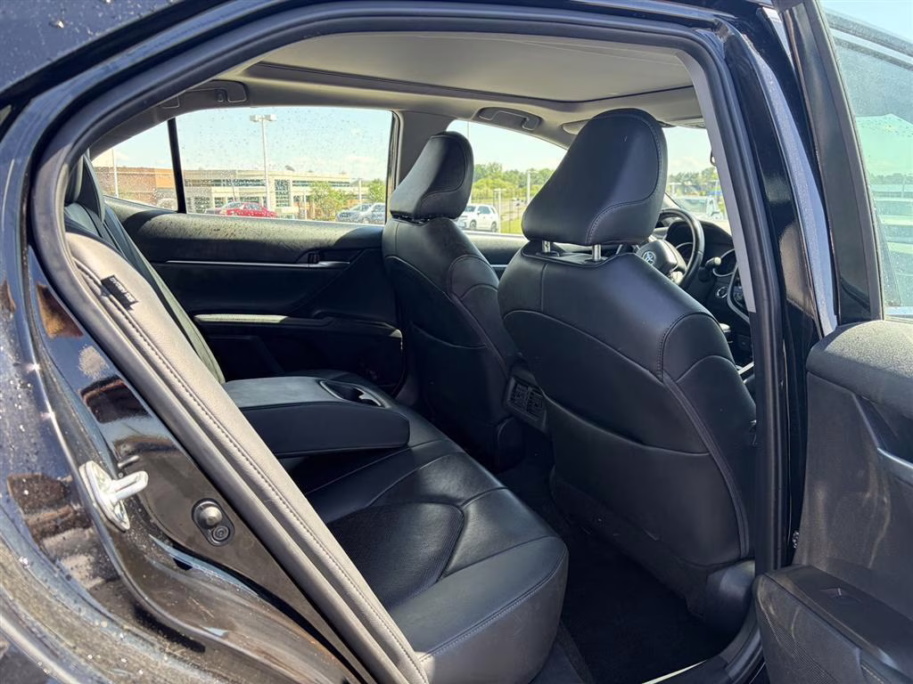 2023 Midnight Black Metallic Toyota Camry XLE V6 FWD Sedan