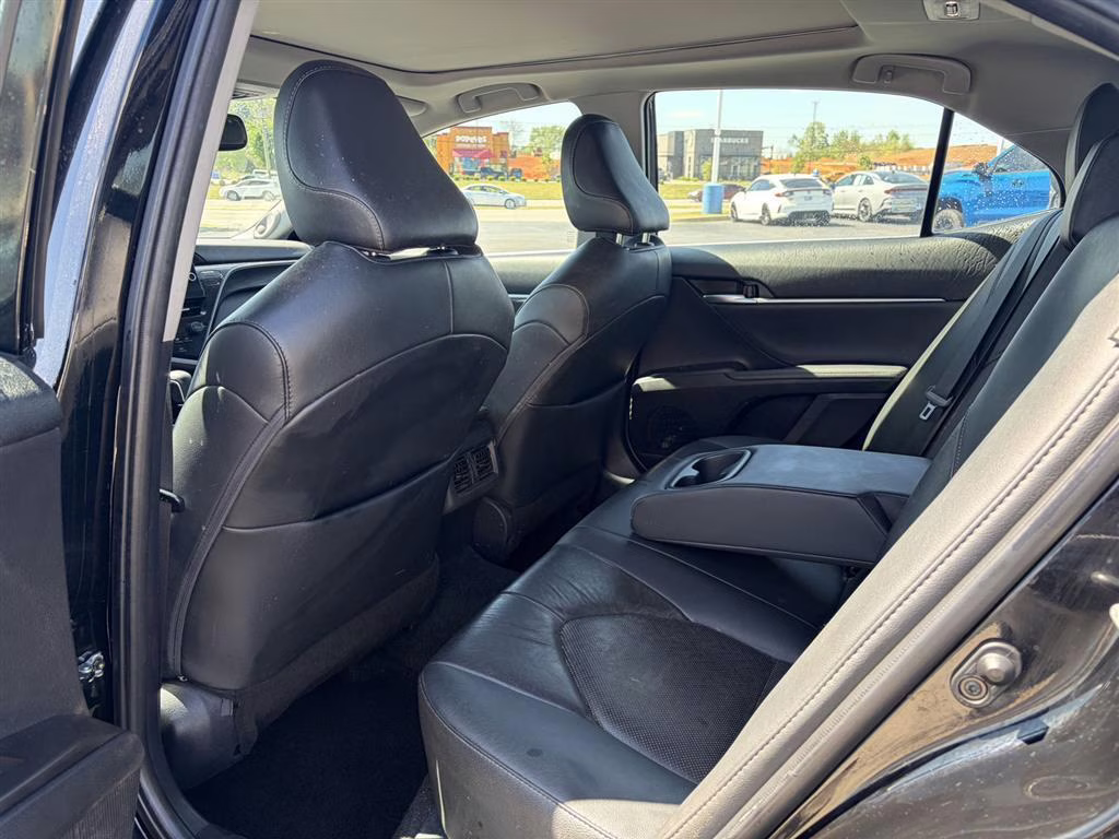 2023 Midnight Black Metallic Toyota Camry XLE V6 FWD Sedan