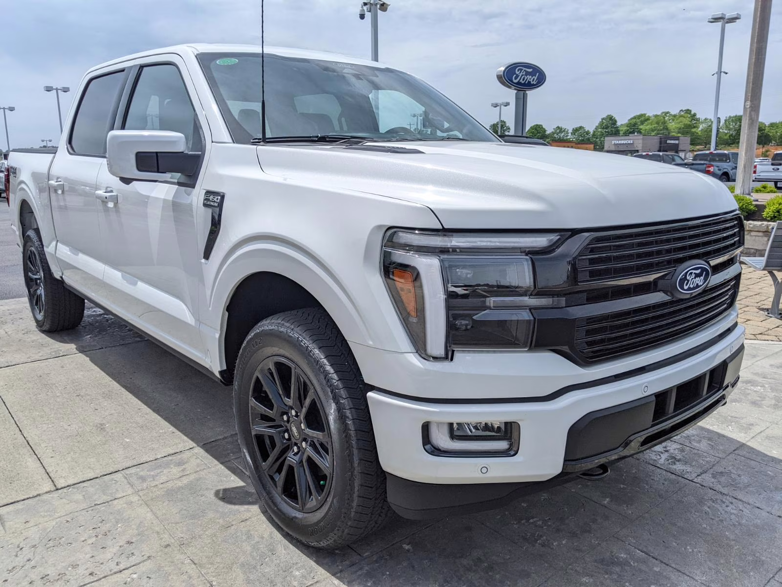 2026 Star White Metallic Tri-Coat Ford F-150 Platinum 4X4 Truck
