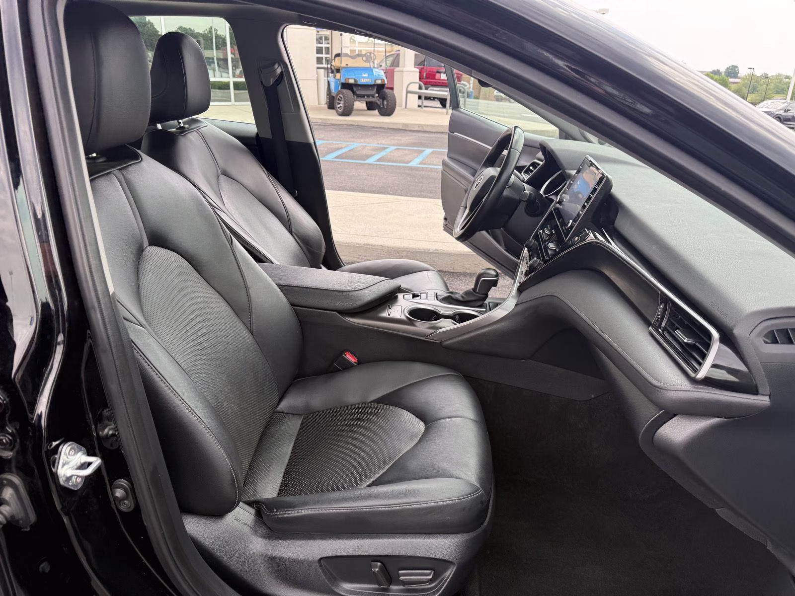 2023 Midnight Black Metallic Toyota Camry XLE V6 FWD Sedan