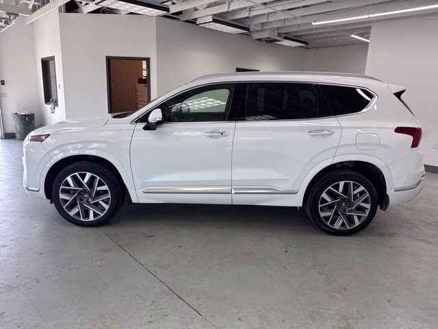 2023 Serenity White Pearl Hyundai Santa Fe Calligraphy AWD SUV