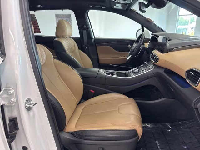 2023 Serenity White Pearl Hyundai Santa Fe Calligraphy AWD SUV