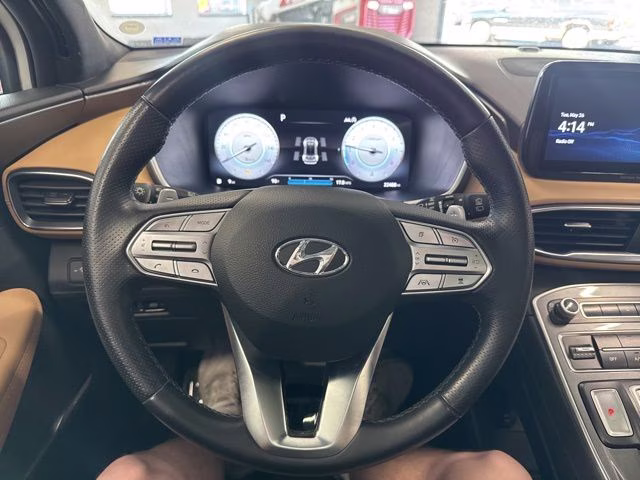 2023 Serenity White Pearl Hyundai Santa Fe Calligraphy AWD SUV