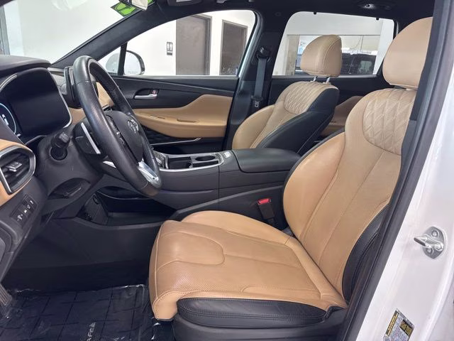 2023 Serenity White Pearl Hyundai Santa Fe Calligraphy AWD SUV