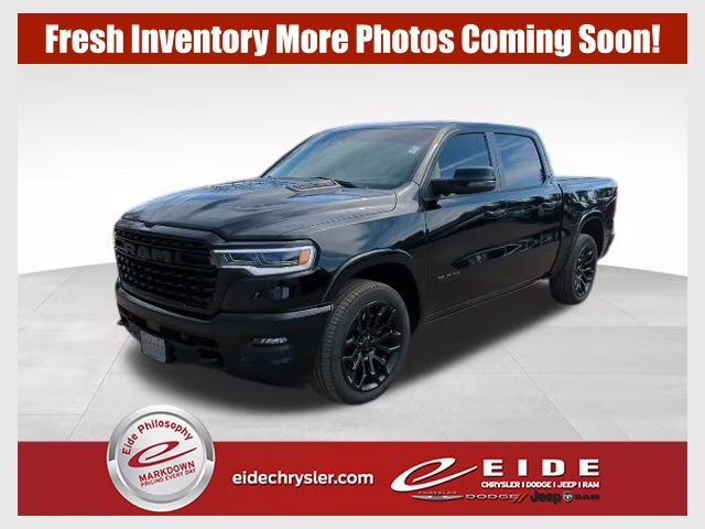 2026 Diamond Black Crystal Pearlcoat Ram 1500 Limited 4X4 Truck