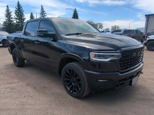 2026 Diamond Black Crystal Pearlcoat Ram 1500 Limited 4X4 Truck