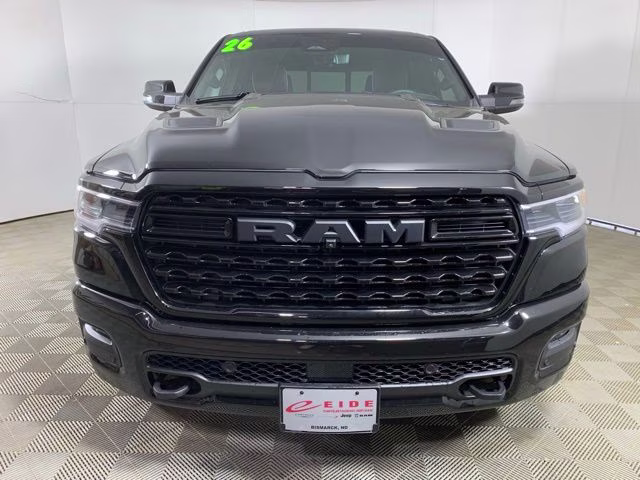 2026 Diamond Black Crystal Pearlcoat Ram 1500 Limited 4X4 Truck