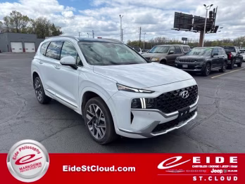 2023 Serenity White Pearl Hyundai Santa Fe Calligraphy AWD SUV