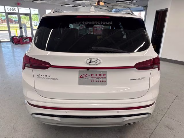 2023 Serenity White Pearl Hyundai Santa Fe Calligraphy AWD SUV