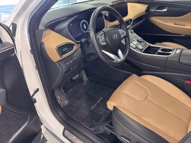2023 Serenity White Pearl Hyundai Santa Fe Calligraphy AWD SUV