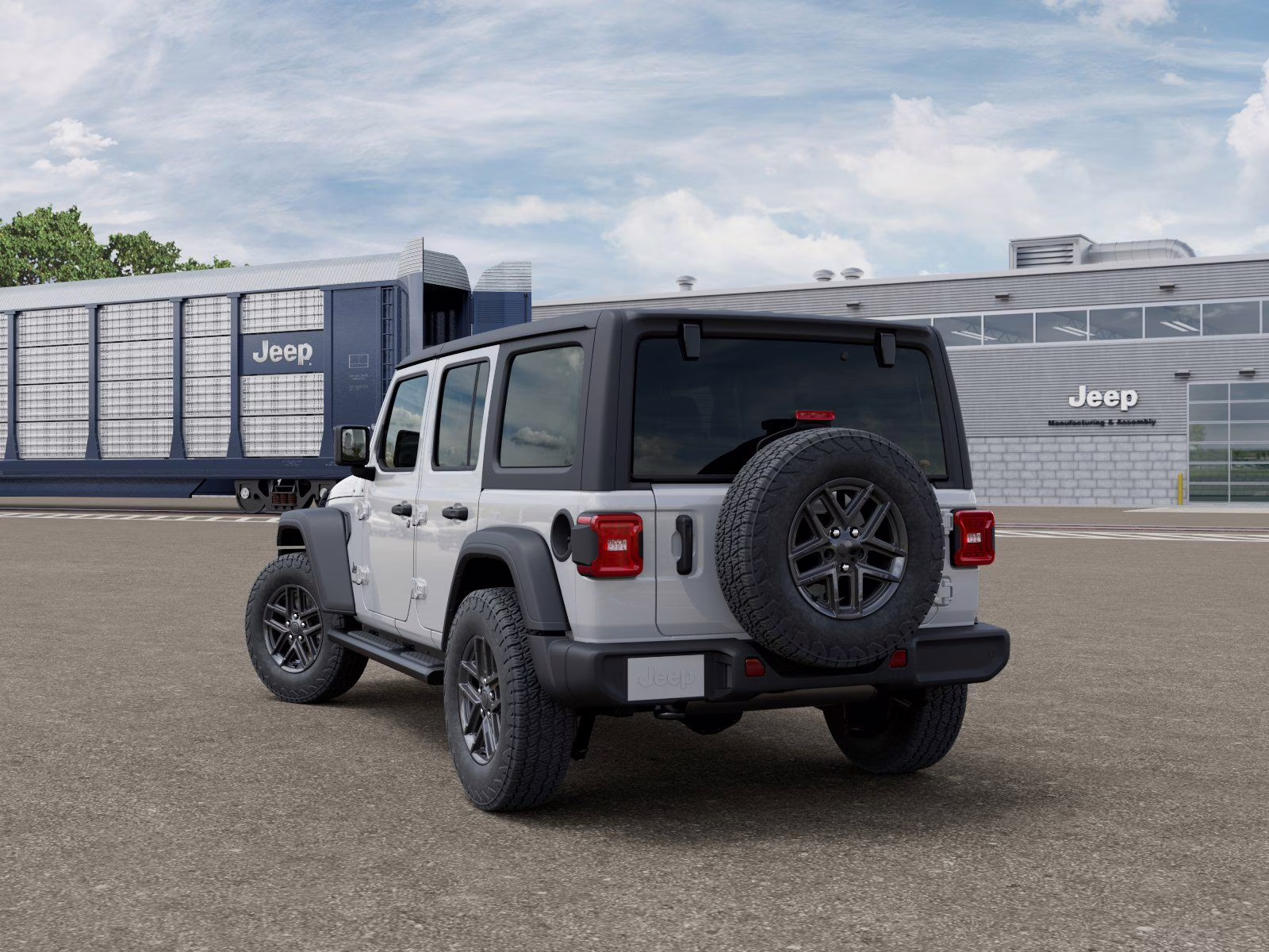 2026 Bright White Clearcoat Jeep Wrangler Sport S 4X4 SUV