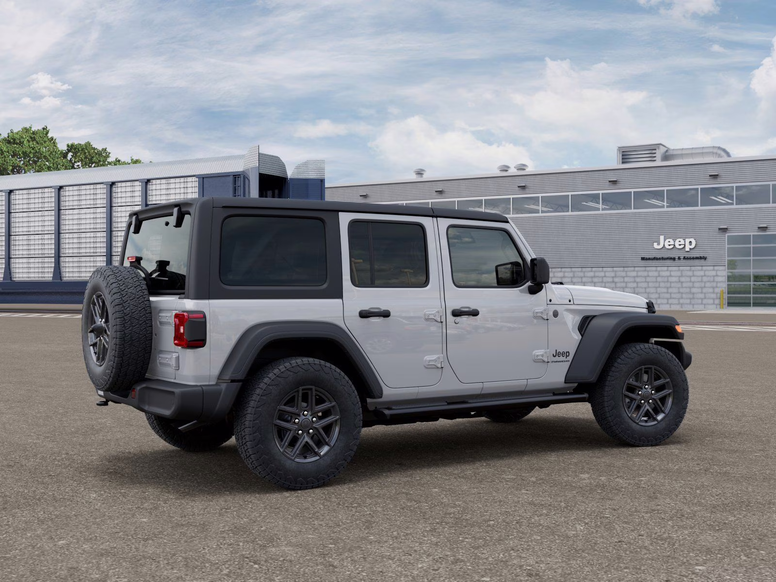 2026 Bright White Clearcoat Jeep Wrangler Sport S 4X4 SUV