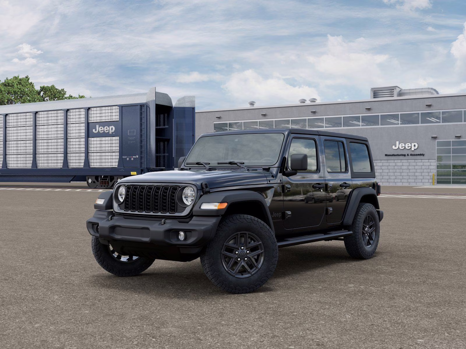 2026 Black Clearcoat Jeep Wrangler Sport S 4X4 SUV