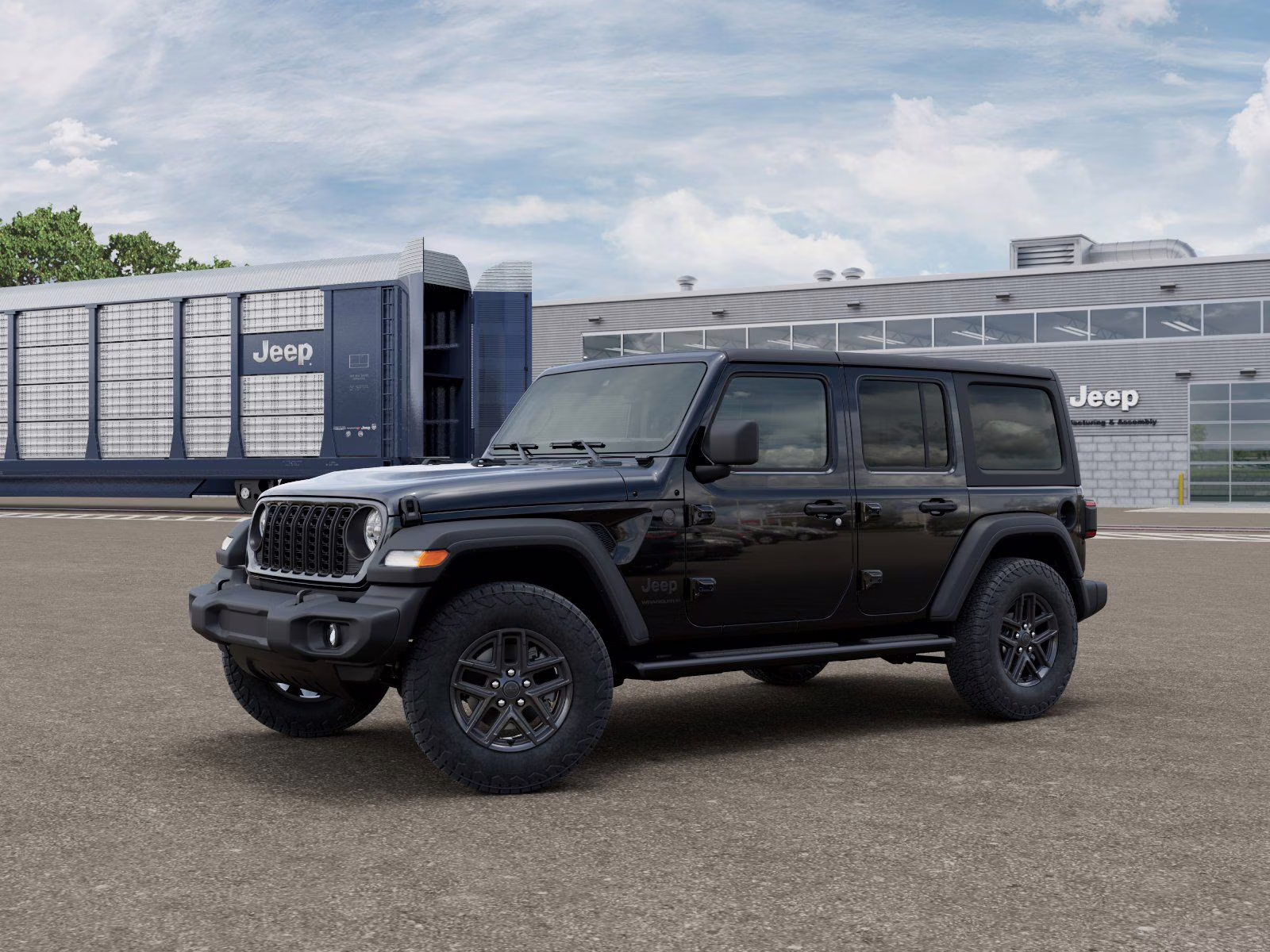 2026 Black Clearcoat Jeep Wrangler Sport S 4X4 SUV