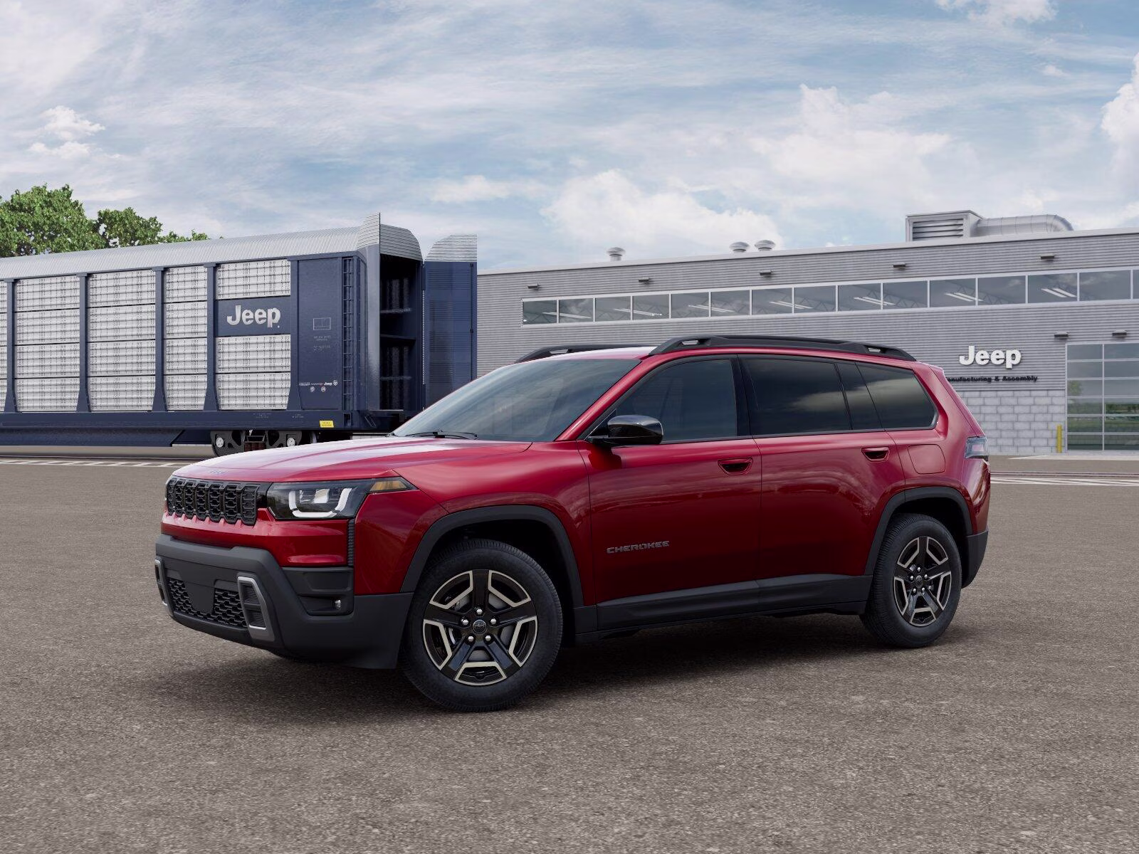 2026 Red Hot Pearl Coat Jeep Cherokee Cherokee Laredo 4x4 4X4 SUV