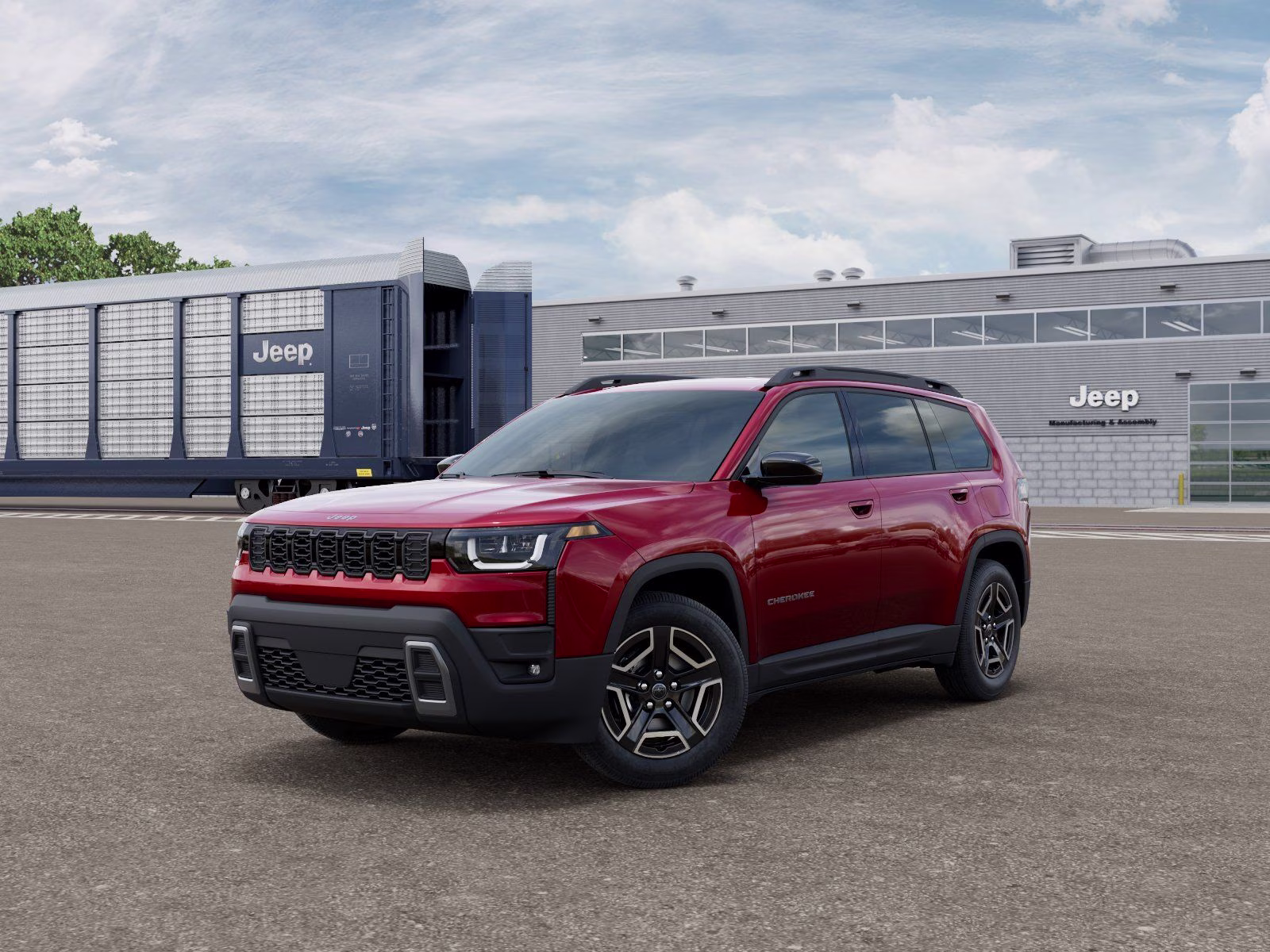 2026 Red Hot Pearlcoat Jeep Cherokee Laredo 4X4 SUV