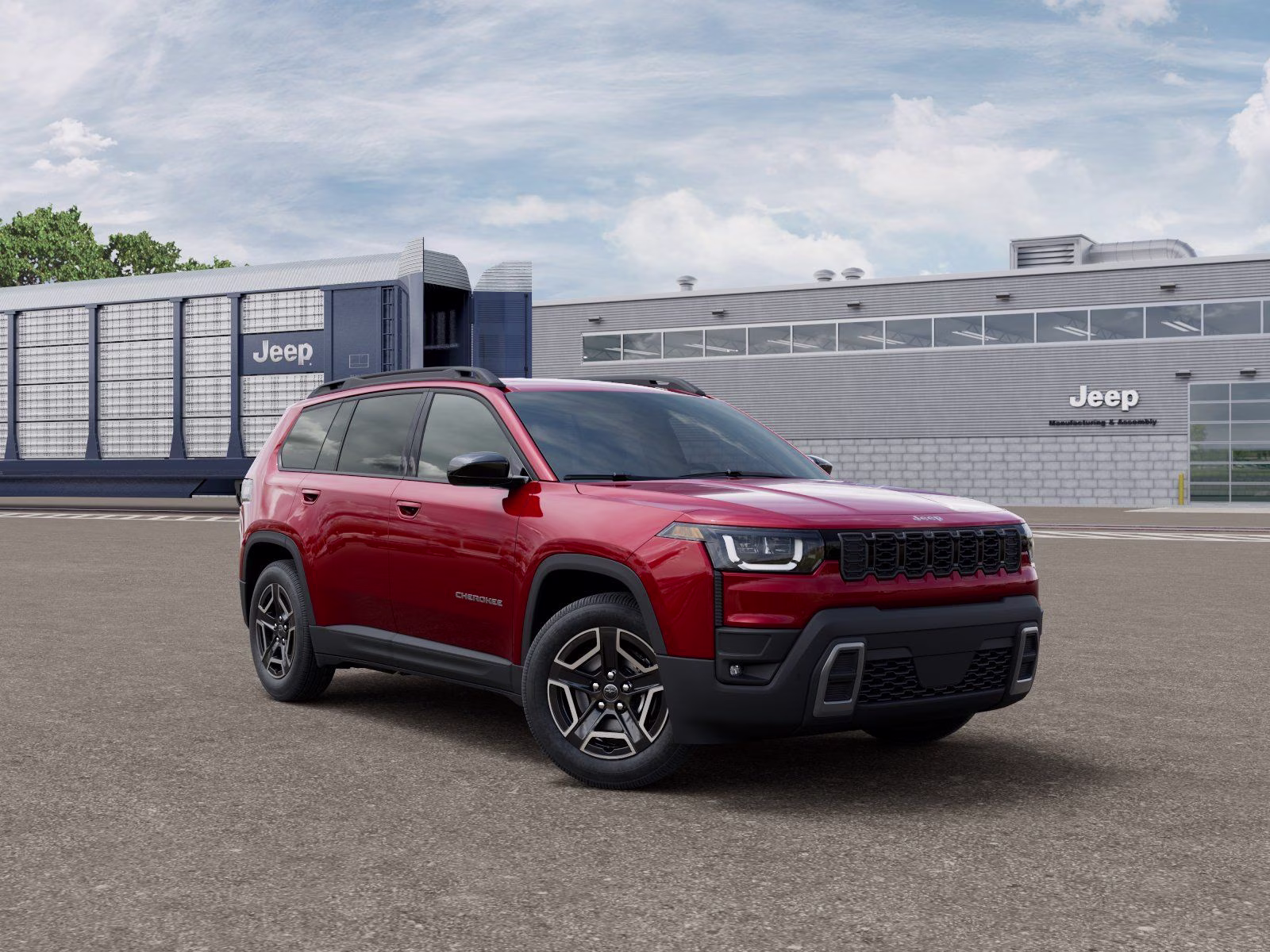 2026 Red Hot Pearlcoat Jeep Cherokee Laredo 4X4 SUV