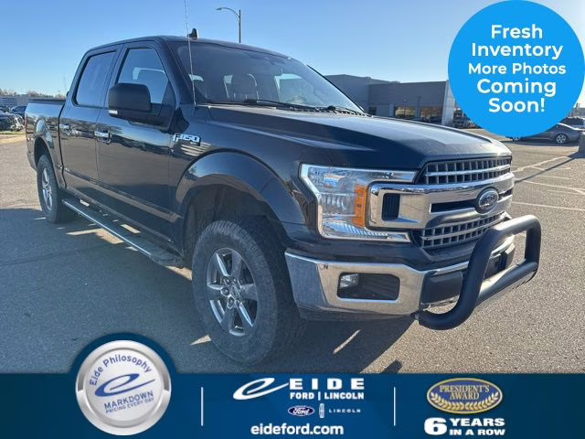 2019 Agate Black Metallic Ford F-150 XLT 4X4 Truck