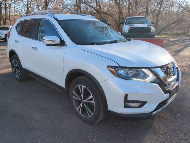 2019 Pearl White Tricoat Nissan Rogue SV AWD SUV