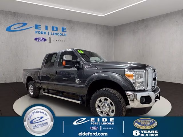 2016 Magnetic Metallic Ford Super Duty F-250 SRW Lariat 4X4 Truck