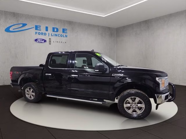2019 Agate Black Metallic Ford F-150 XLT 4X4 Truck
