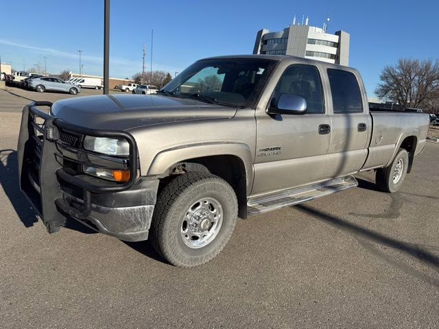 2001 Light Pewter Metallic Chevrolet Silverado 2500HD LS 4X4 Truck