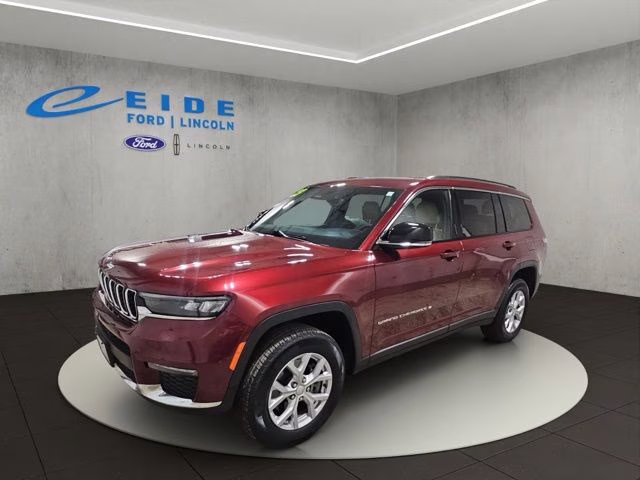 2023 Velvet Red Pearlcoat Jeep Grand Cherokee L Limited 4X4 SUV