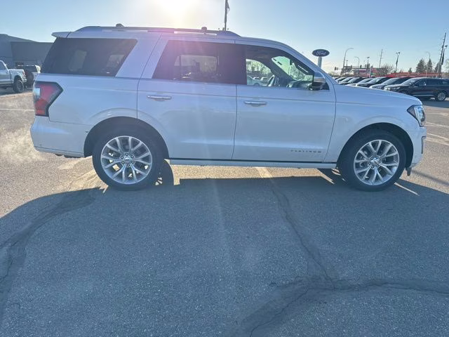 2019 White Platinum Metallic Tri-Coat Ford Expedition Platinum 4X4 SUV