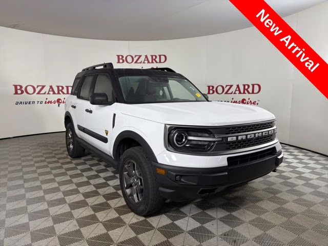 2024 Oxford White Ford Bronco Sport Badlands 4X4 SUV